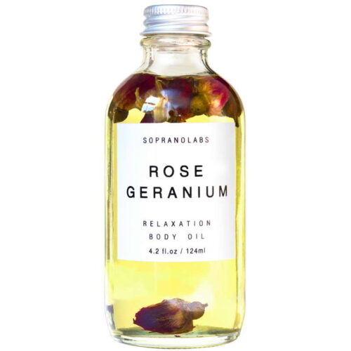 SopranoLabs - Rose Geranium Body Oil. SPA Gift for her