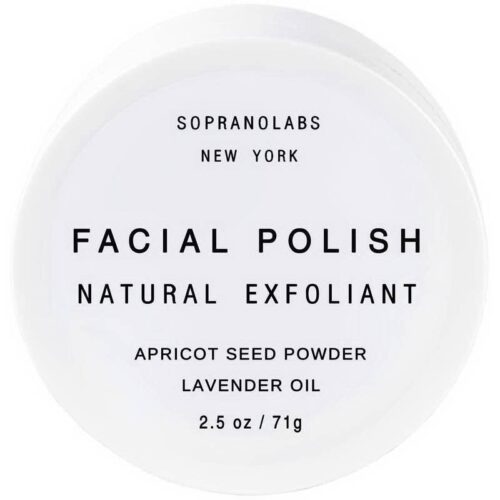SopranoLabs - Lavender Vegan Facial Polish. All Natural Face Scrub.