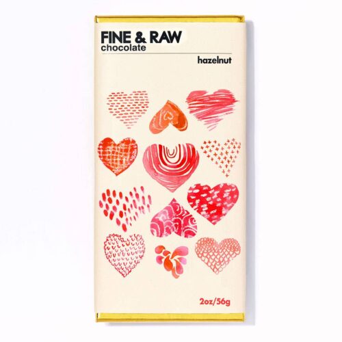 FINE & RAW - Valentines - Hazelnut Butter Bar - 2oz