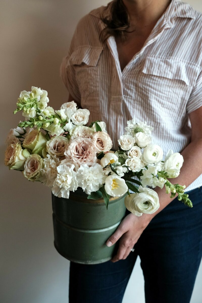 Jane Bucket of Flowers