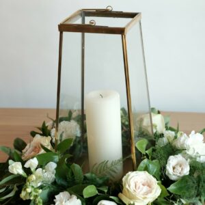 Jane Table Wreath with Flowers