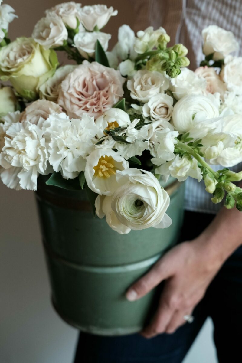 Grace Bucket of Flowers