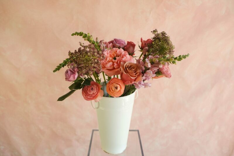 Hazel Bucket of Flowers